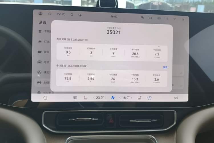 Used Hima AITO M9 2024 Range-Extended Ultra Version 42 kWh 6-Seater Model Instrument Cluster