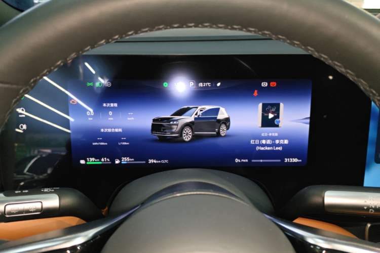 Used Hima AITO M9 2024 Range-Extended Ultra Version 42 kWh 6-Seater Model Instrument Cluster