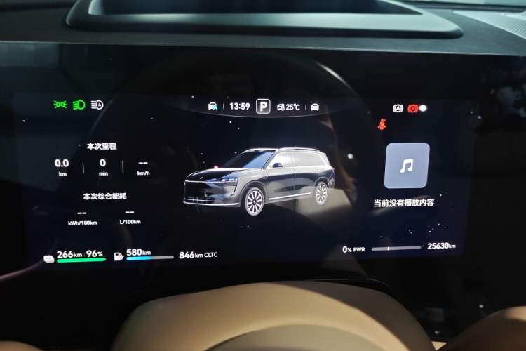 Used Hima AITO M9 2024 Range-Extended Ultra Version 52 kWh 5-Seater Model Instrument Cluster