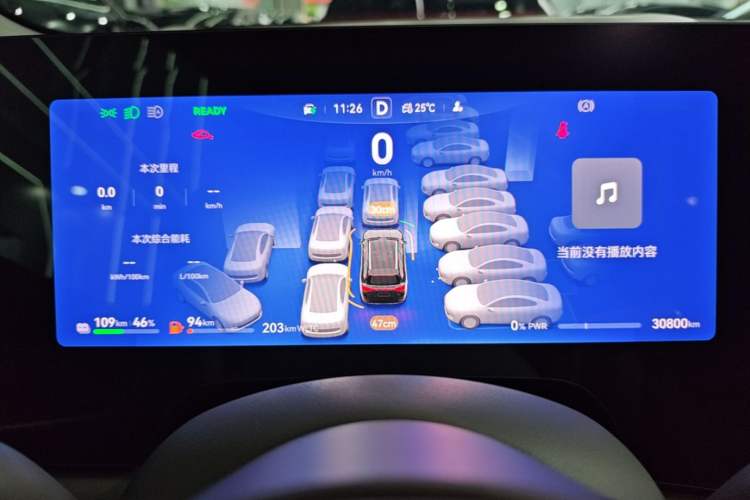 Used Hima AITO M9 2024 Range-Extended Ultra Version 52 kWh 5-Seater Model Instrument Cluster