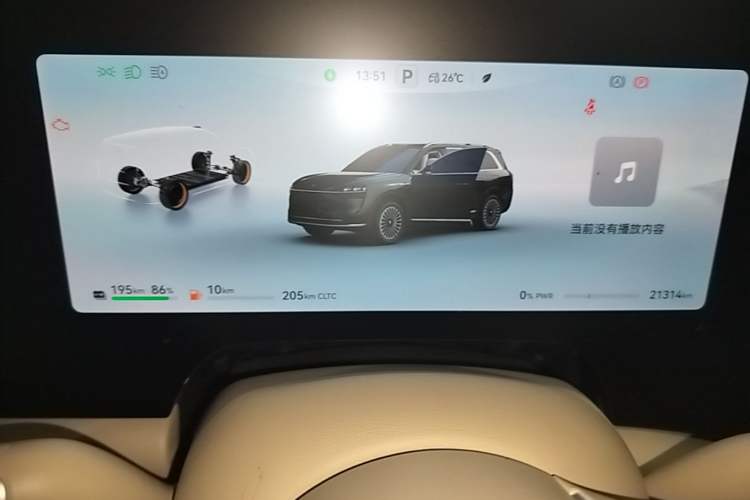Used Hima AITO M9 2024 Range-Extended Max Edition 42 kWh 6-Seater Version Instrument Cluster