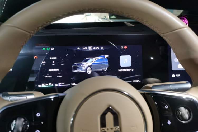 Used Hima AITO M9 2024 Range-Extended Ultra Version 52 kWh 5-Seater Model Instrument Cluster