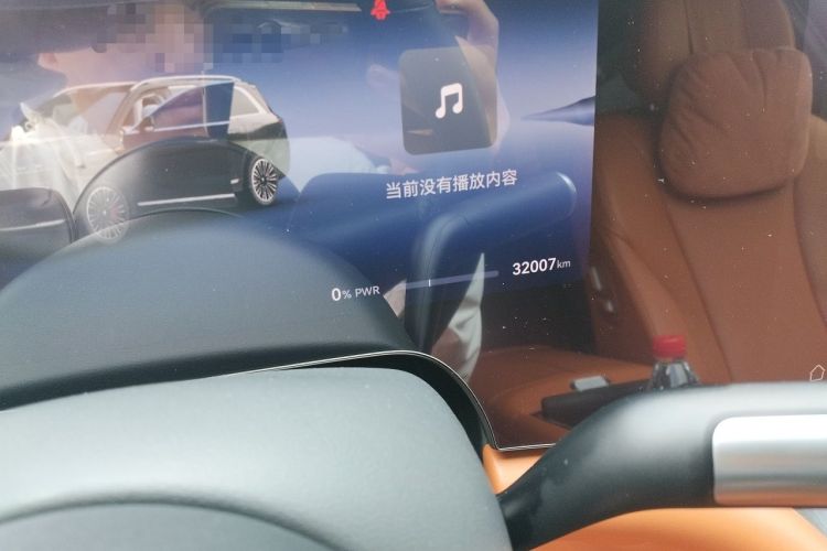 Used Hima AITO M9 2024 All-Electric Ultra Version 100 kWh 6-Seater Model Odometer Close Up