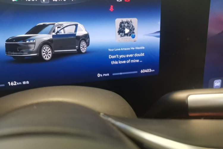 Used Hima AITO M9 2024 Range-Extended Max Edition 52 kWh 6-Seater Version Odometer Close Up