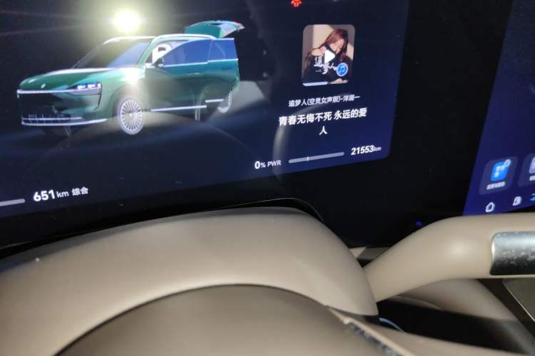Used Hima AITO M9 2024 Range-Extended Max Edition 42 kWh 5-Seater Version Odometer Close Up