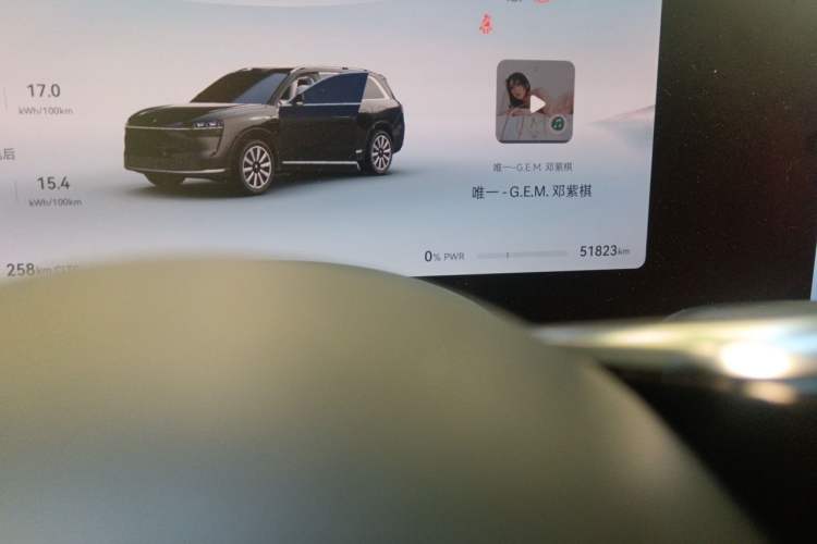 Used Hima AITO M9 2024 All-Electric Max Version 100 kWh 6-Seater Odometer Close Up