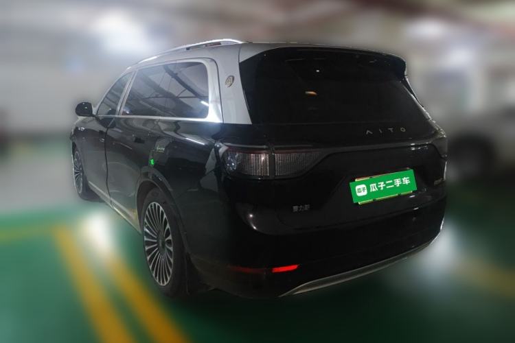 Used Hima AITO M9 2024 All-Electric Ultra Version 100 kWh 6-Seater Model Rear Left 45 Deg