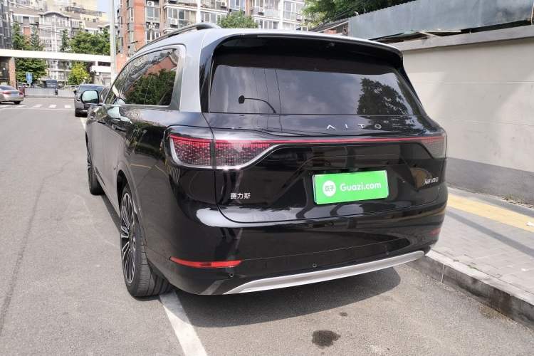 Used Hima AITO M9 2024 All-Electric Ultra Version 100 kWh 6-Seater Model Rear Left 45 Deg