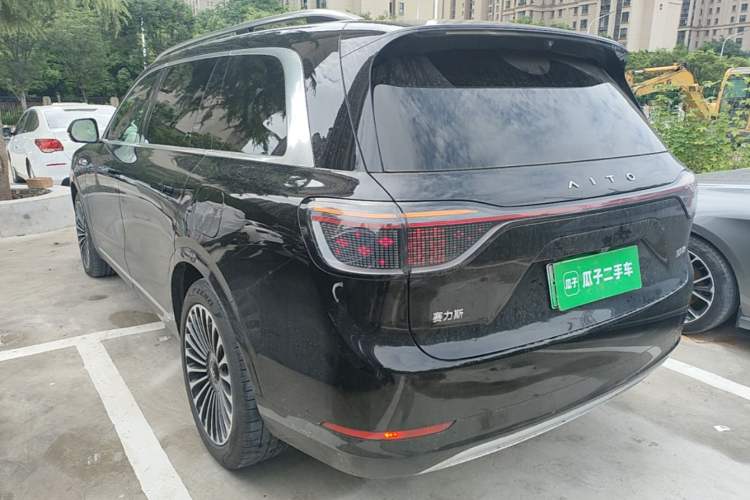 Used Hima AITO M9 2024 Range-Extended Ultra Version 42 kWh 6-Seater Model Rear Left 45 Deg