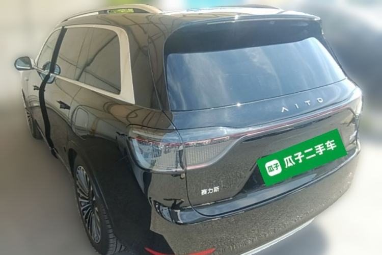 Used Hima AITO M9 2024 All-Electric Ultra Version 100 kWh 5-Seater Model Rear Left 45 Deg