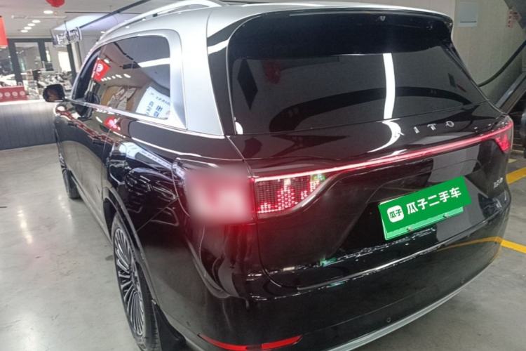Used Hima AITO M9 2024 Range-Extended Max Edition 42 kWh 6-Seater Version Rear Left 45 Deg