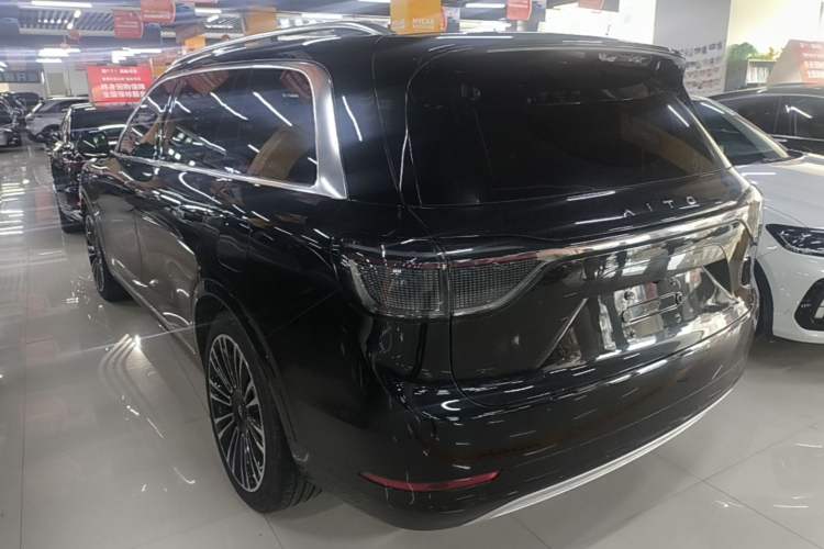 Used Hima AITO M9 2024 Range-Extended Ultra Version 52 kWh 6-Seater Model Rear Left 45 Deg