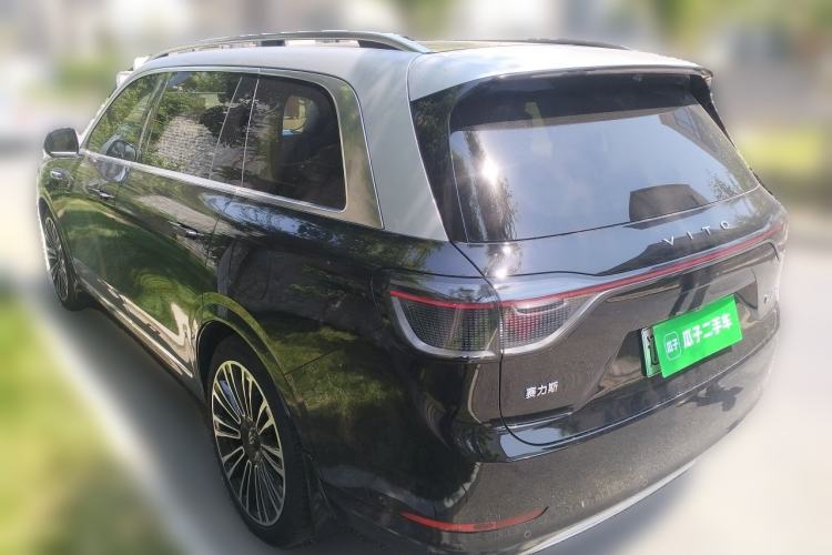 Used Hima AITO M9 2024 All-Electric Ultra Version 100 kWh 6-Seater Model Rear Left 45 Deg