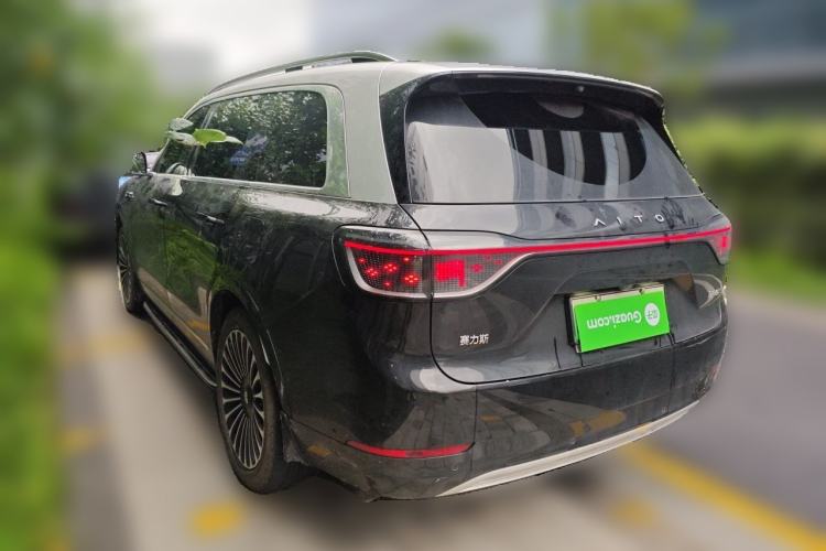 Used Hima AITO M9 2024 All-Electric Ultra Version 100 kWh 6-Seater Model Rear Left 45 Deg