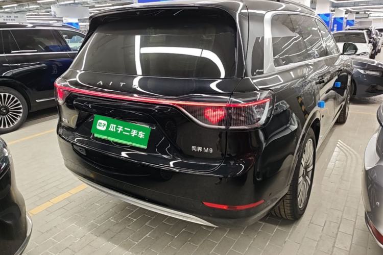Used Hima AITO M9 2024 Range-Extended Ultra Version 42 kWh 6-Seater Model Rear Right 45 Deg
