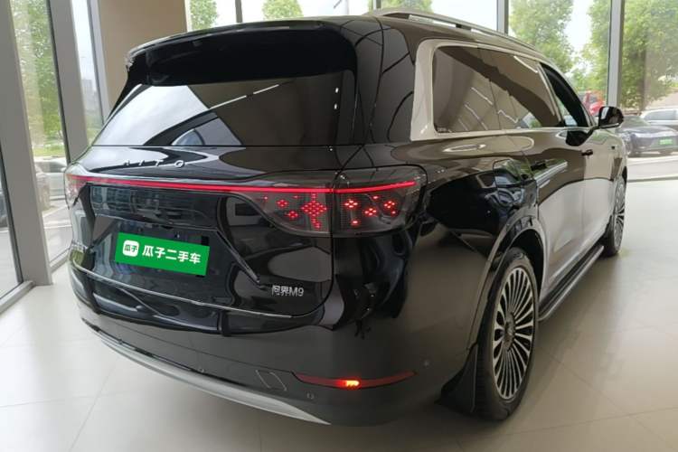Used Hima AITO M9 2024 Range-Extended Ultra Version 42 kWh 6-Seater Model Rear Right 45 Deg