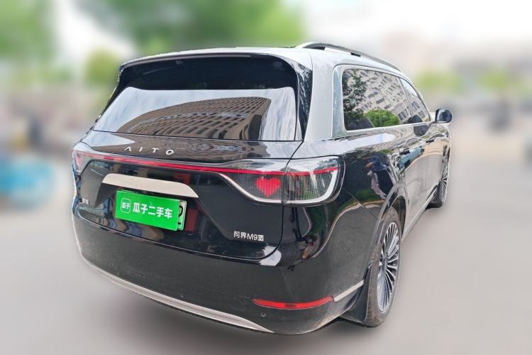 Used Hima AITO M9 2024 All-Electric Max Version 100 kWh 6-Seater Rear Right 45 Deg