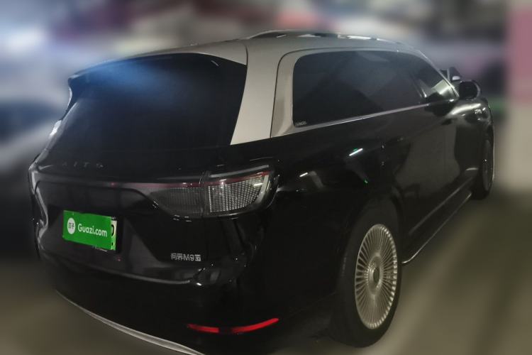 Used Hima AITO M9 2024 All-Electric Ultra Version 100 kWh 6-Seater Model Rear Right 45 Deg