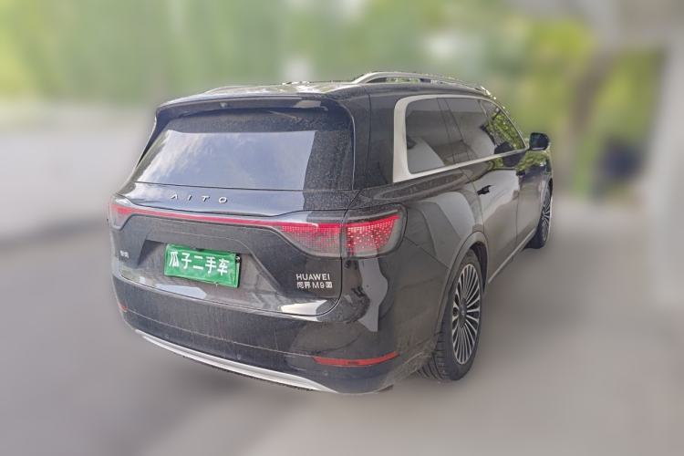 Used Hima AITO M9 2024 All-Electric Ultra Version 100 kWh 6-Seater Model Rear Right 45 Deg