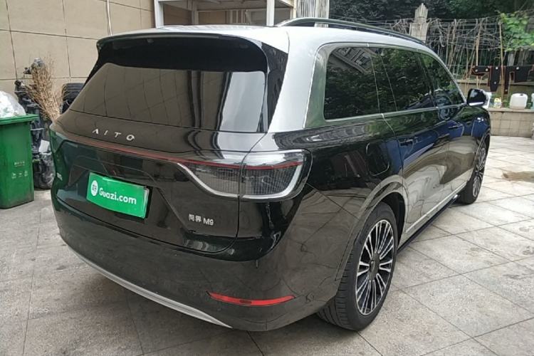 Used Hima AITO M9 2024 Range-Extended Ultra Version 42 kWh 6-Seater Model Rear Right 45 Deg