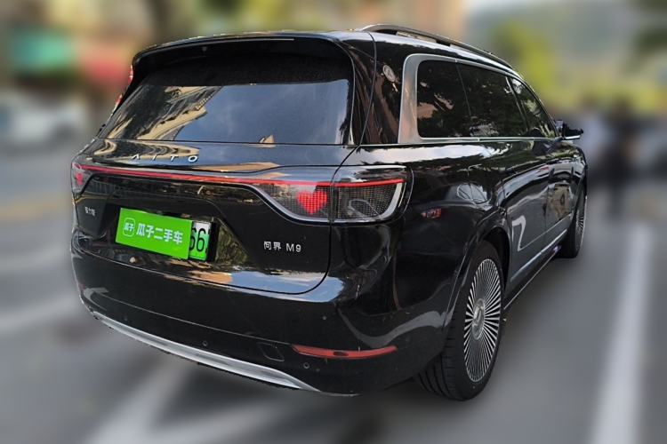 Used Hima AITO M9 2024 Range-Extended Max Edition 42 kWh 6-Seater Version Rear Right 45 Deg