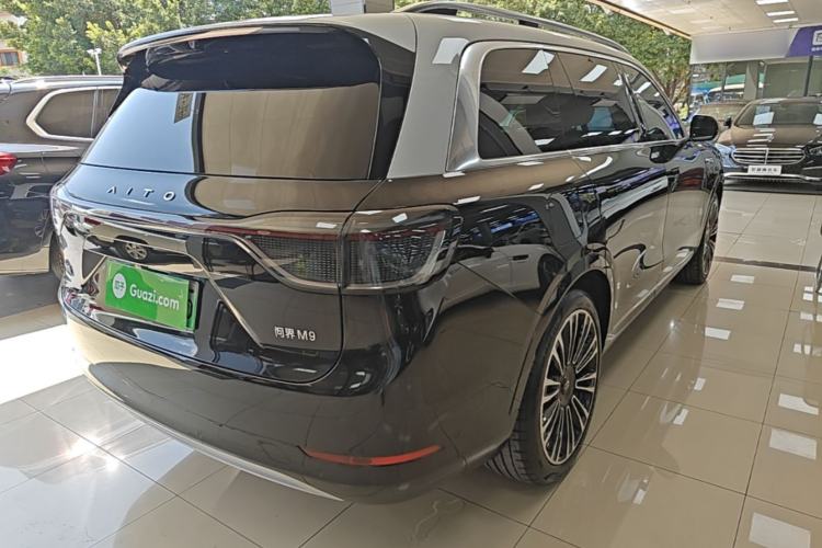 Used Hima AITO M9 2024 Range-Extended Max Edition 42 kWh 6-Seater Version Rear Right 45 Deg