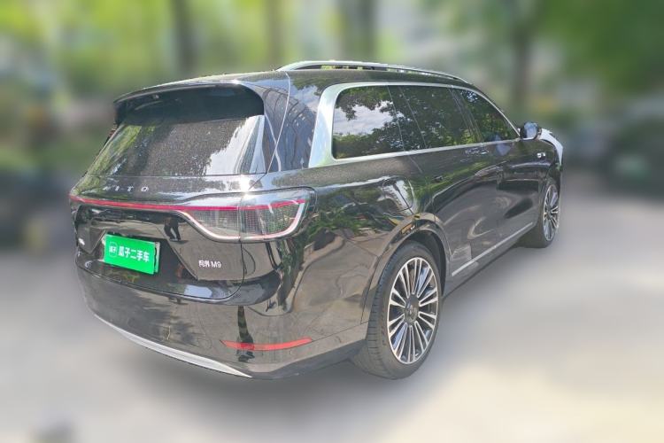 Used Hima AITO M9 2024 Range-Extended Max Edition 42 kWh 6-Seater Version Rear Right 45 Deg