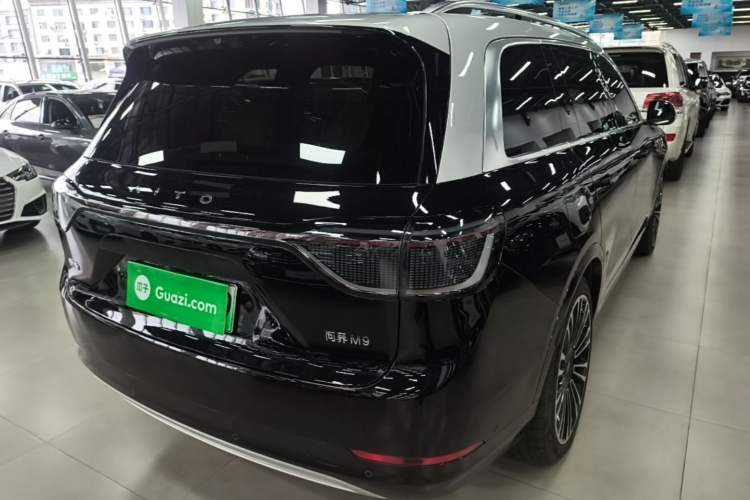 Used Hima AITO M9 2024 Range-Extended Ultra Version 42 kWh 6-Seater Model Rear Right 45 Deg