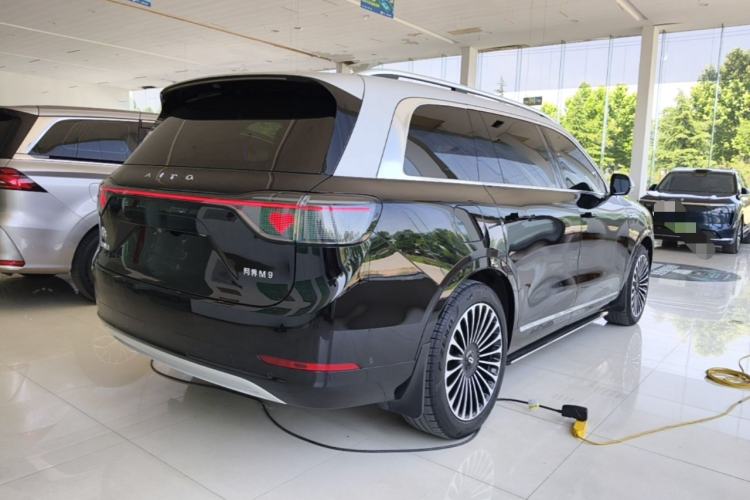 Used Hima AITO M9 2024 Range-Extended Ultra Version 52 kWh 6-Seater Model Rear Right 45 Deg
