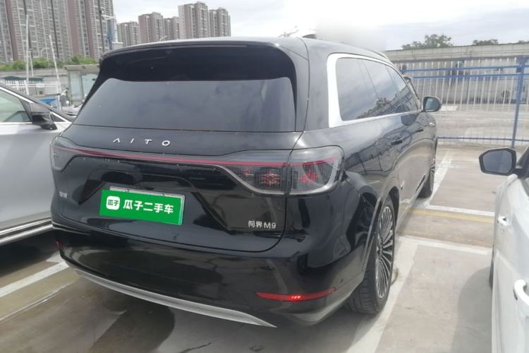 Used Hima AITO M9 2024 Range-Extended Ultra Version 52 kWh 6-Seater Model Rear Right 45 Deg