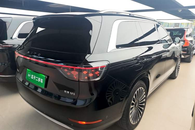 Used Hima AITO M9 2024 Range-Extended Max Edition 52 kWh 6-Seater Version Rear Right 45 Deg