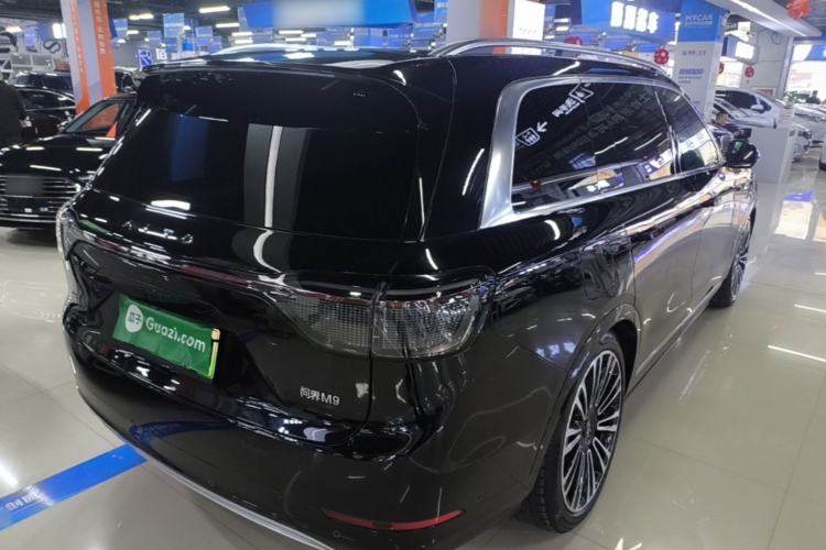 Used Hima AITO M9 2024 Range-Extended Ultra Version 52 kWh 6-Seater Model Rear Right 45 Deg