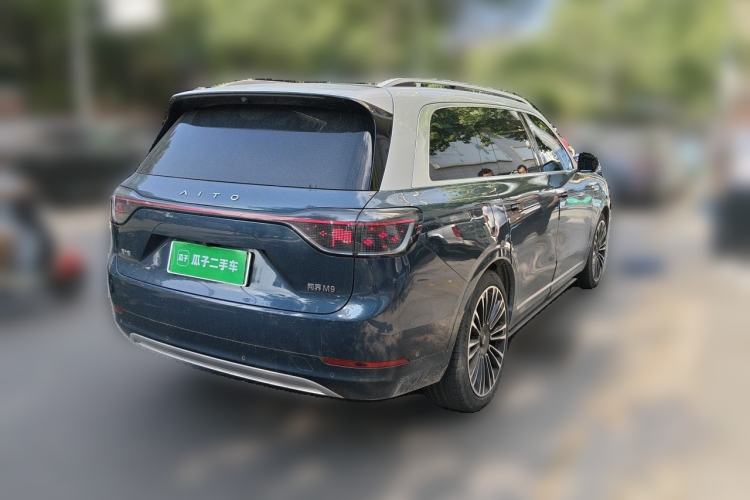 Used Hima AITO M9 2024 Range-Extended Ultra Version 42 kWh 6-Seater Model Rear Right 45 Deg