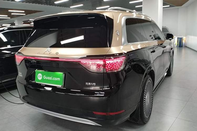 Used Hima AITO M9 2024 Range-Extended Ultra Version 42 kWh 6-Seater Model Rear Right 45 Deg