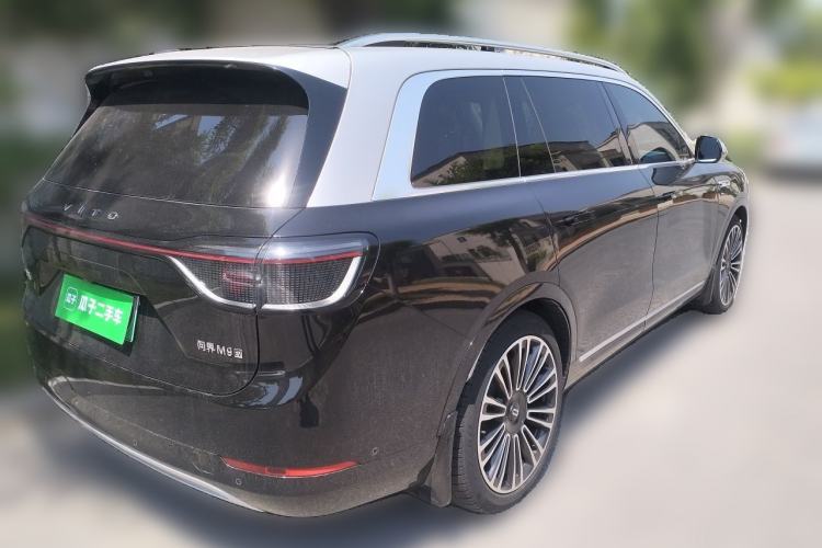 Used Hima AITO M9 2024 All-Electric Ultra Version 100 kWh 6-Seater Model Rear Right 45 Deg