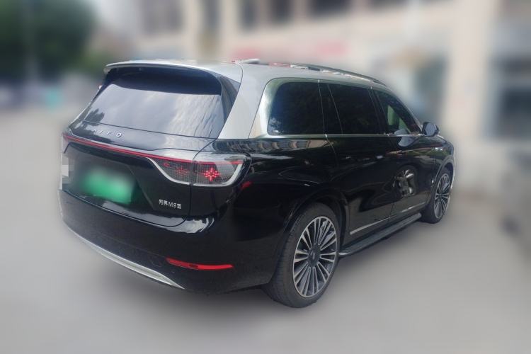 Used Hima AITO M9 2024 All-Electric Ultra Version 100 kWh 5-Seater Model Rear Right 45 Deg