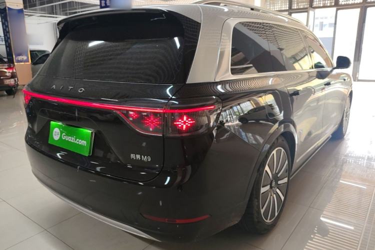 Used Hima AITO M9 2024 Range-Extended Max Edition 52 kWh 6-Seater Version Rear Right 45 Deg