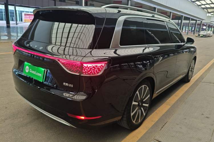 Used Hima AITO M9 2024 Range-Extended Ultra Version 52 kWh 6-Seater Model Rear Right 45 Deg
