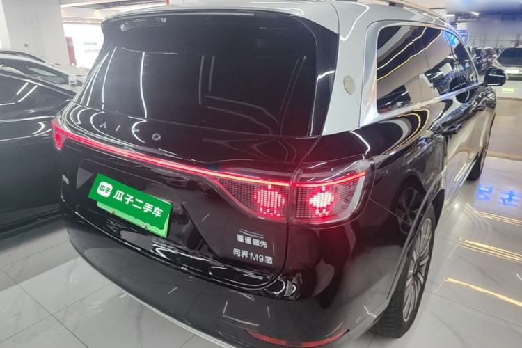 Used Hima AITO M9 2024 All-Electric Ultra Version 100 kWh 6-Seater Model Rear Right 45 Deg