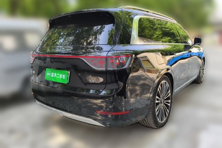 Used Hima AITO M9 2024 Range-Extended Ultra Version 42 kWh 6-Seater Model Rear Right 45 Deg