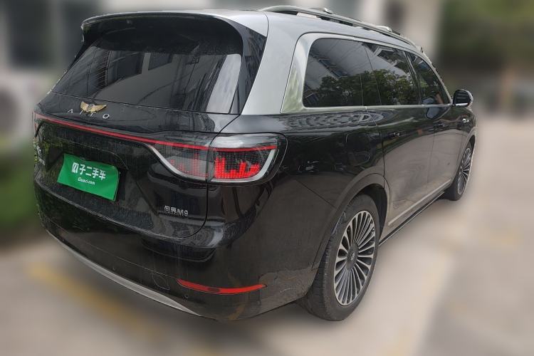 Used Hima AITO M9 2024 Range-Extended Ultra Version 52 kWh 6-Seater Model Rear Right 45 Deg
