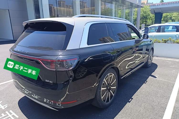 Used Hima AITO M9 2024 Range-Extended Max Edition 42 kWh 6-Seater Version Rear Right 45 Deg