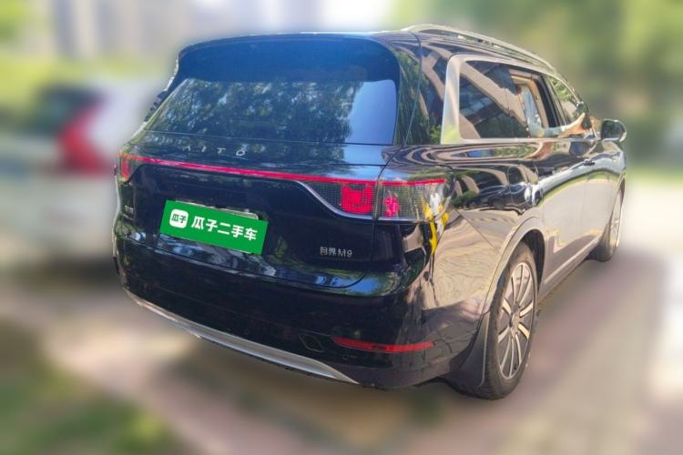 Used Hima AITO M9 2024 Range-Extended Ultra Version 42 kWh 6-Seater Model Rear Right 45 Deg