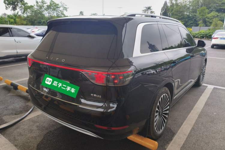 Used Hima AITO M9 2024 Range-Extended Ultra Version 52 kWh 6-Seater Model Rear Right 45 Deg