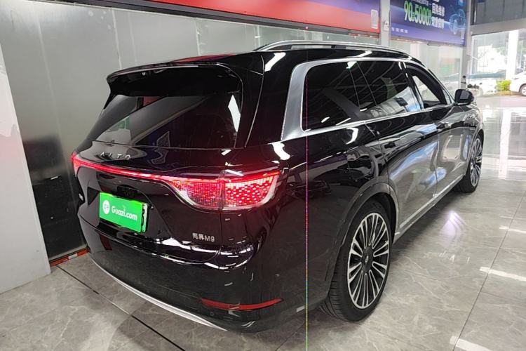 Used Hima AITO M9 2024 Range-Extended Ultra Version 42 kWh 6-Seater Model Rear Right 45 Deg