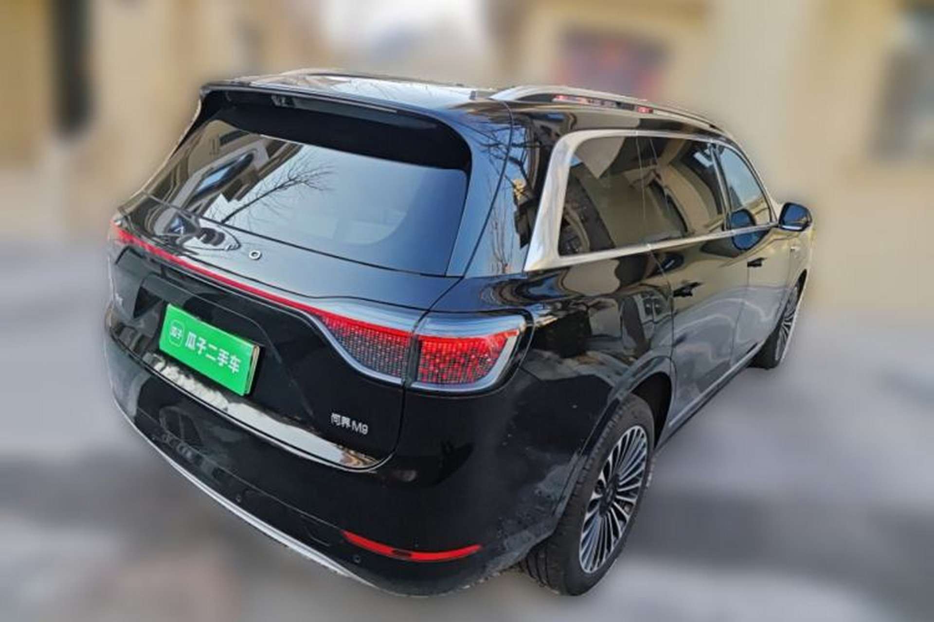 Used Hima AITO M9 2024 Range-Extended Ultra Version 52 kWh 6-Seater Model Rear Right 45 Deg