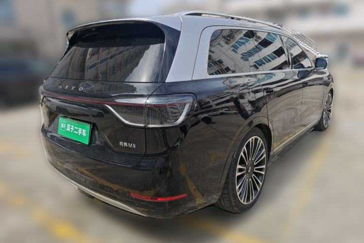 Used Hima AITO M9 2024 Range-Extended Ultra Version 42 kWh 6-Seater Model Rear Right 45 Deg