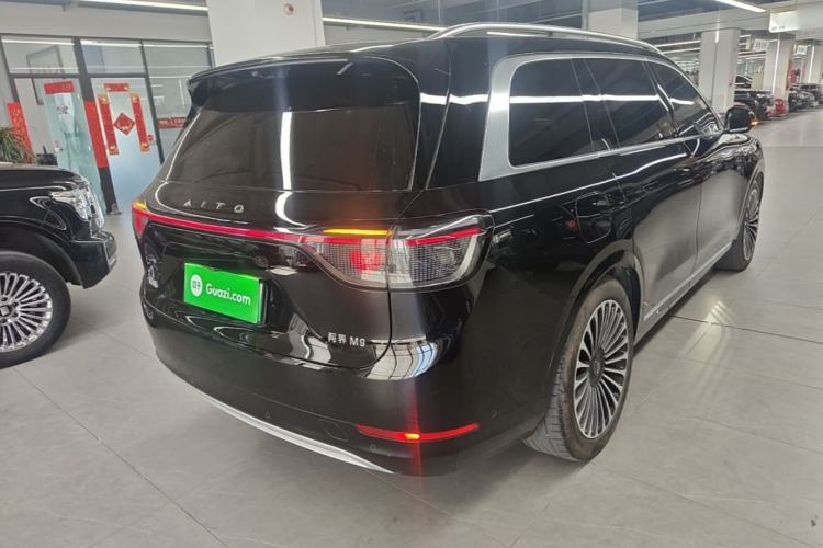 Used Hima AITO M9 2024 Range-Extended Ultra Version 42 kWh 6-Seater Model Rear Right 45 Deg