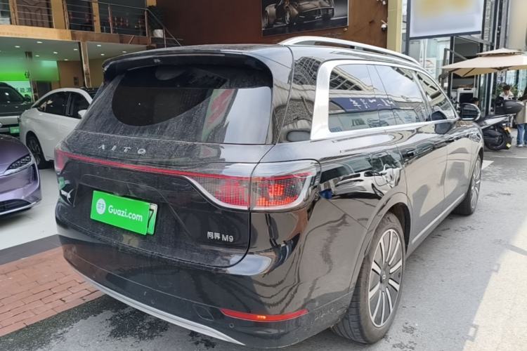 Used Hima AITO M9 2024 Range-Extended Ultra Version 52 kWh 6-Seater Model Rear Right 45 Deg