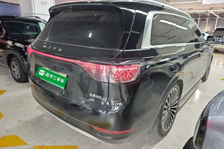 Used Hima AITO M9 2024 Range-Extended Max Edition 42 kWh 6-Seater Version Rear Right 45 Deg